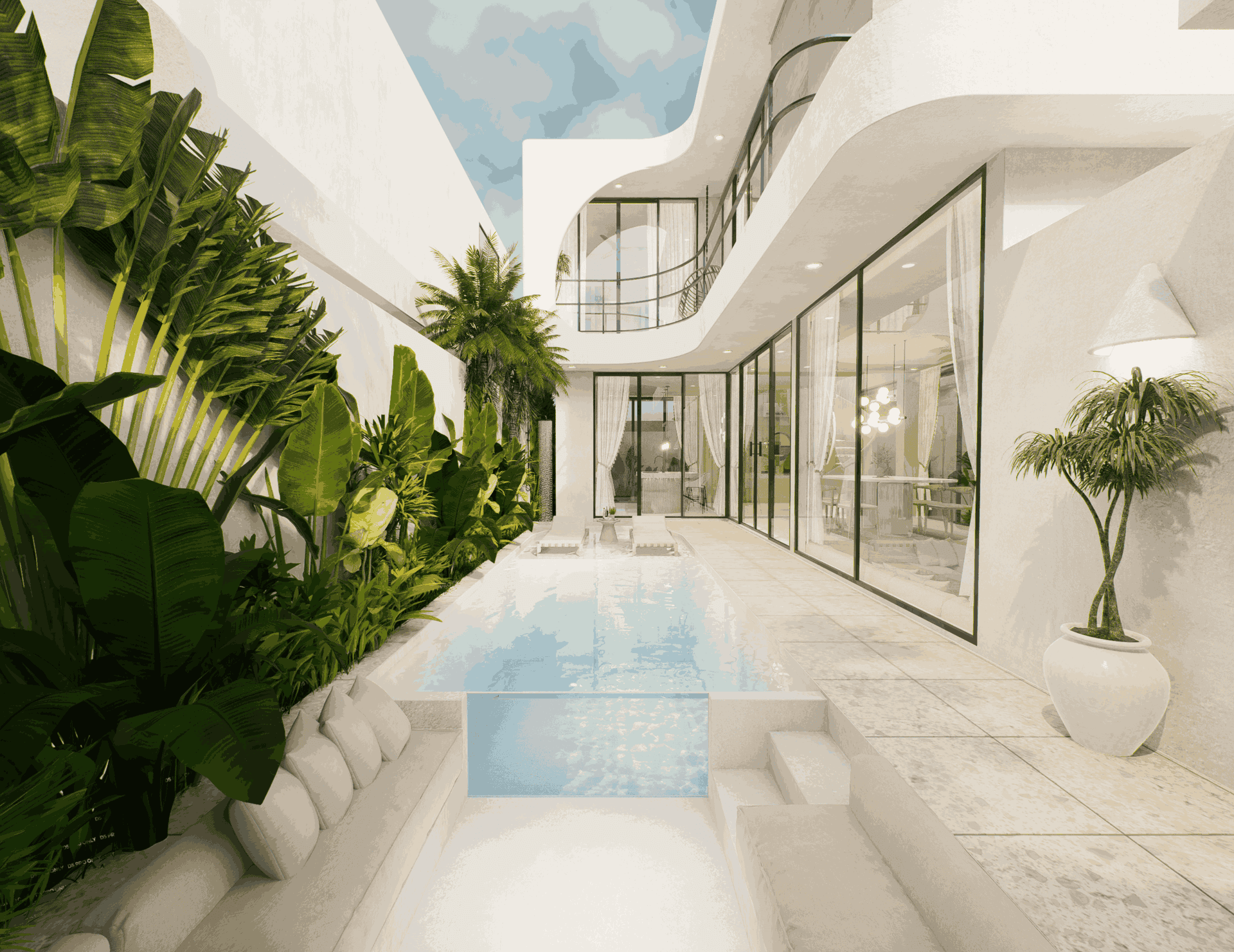 MODERN  DESIGN 2 BEDROOM VILLA FOR SALE LEASEHOLD IN BINGIN BE-1909 